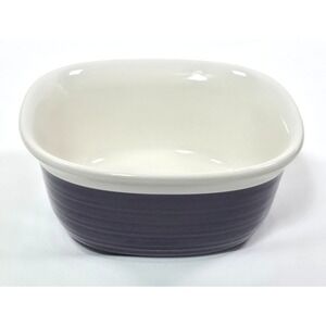 CorningWare Etch Small Stoneware Casserole Dish 20 oz Eggplant Purple Square